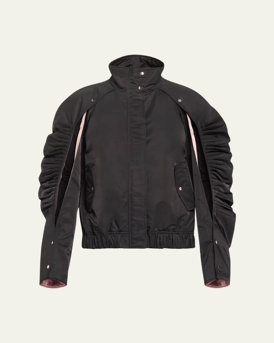 Decon High-Neck Crossover Bomber Jacket
