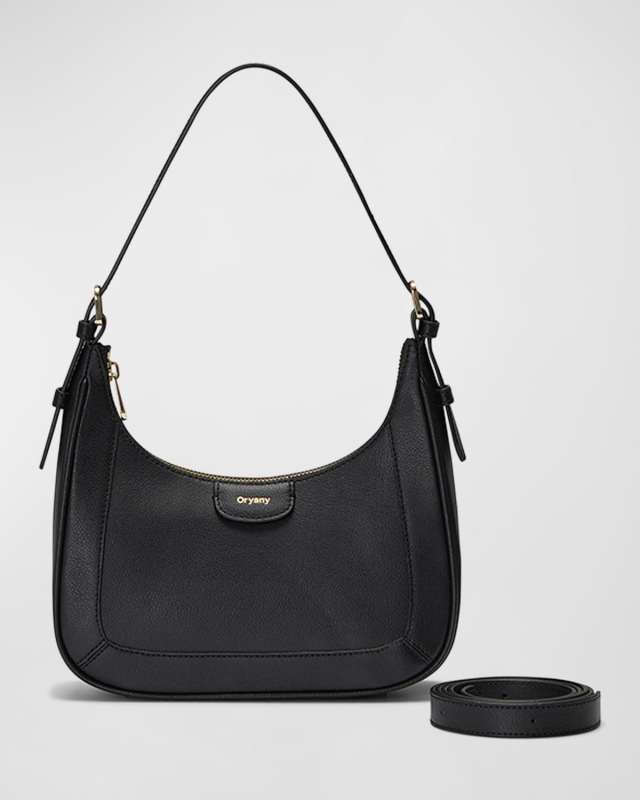 Bahia Zip Leather Shoulder Bag