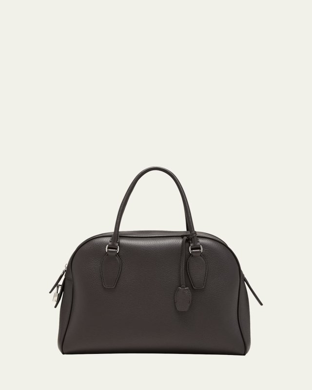 India 12.00 Top Handle in Deerskin Leather