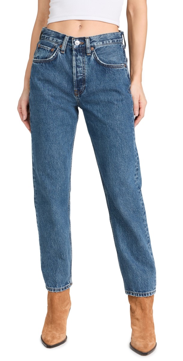 RE/DONE 70s Stove Pipe Jeans BLUE MERE