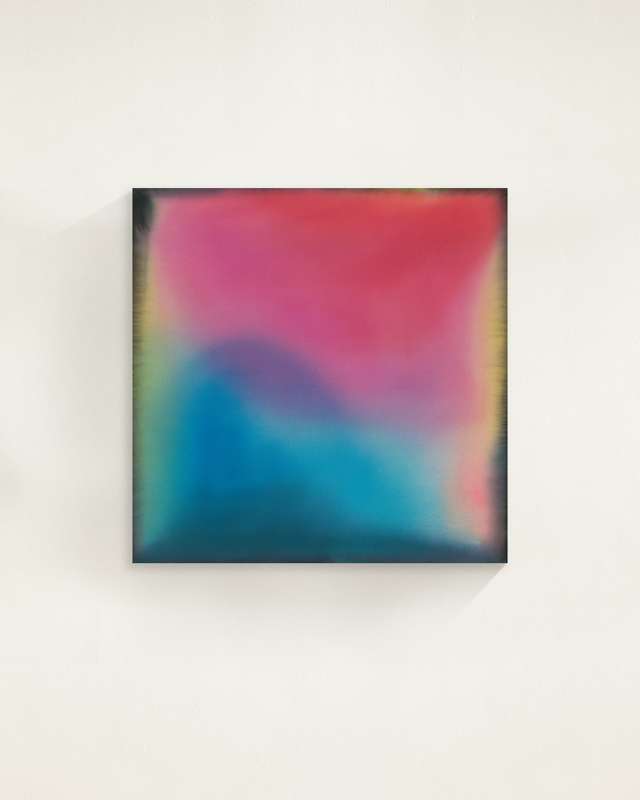 "Lava Lamp IV" Gallery-Wrapped Giclee on Canvas by David Erickson, 36" Square