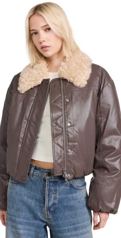 STAND STUDIO Fran Jacket Mole Brown