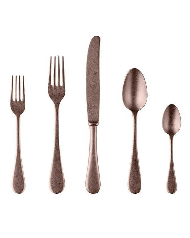 Vintage Bronzo 20-Piece Flatware Set