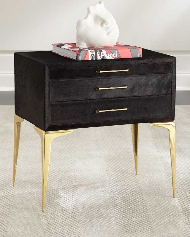 Kensington Hairhide Side Table