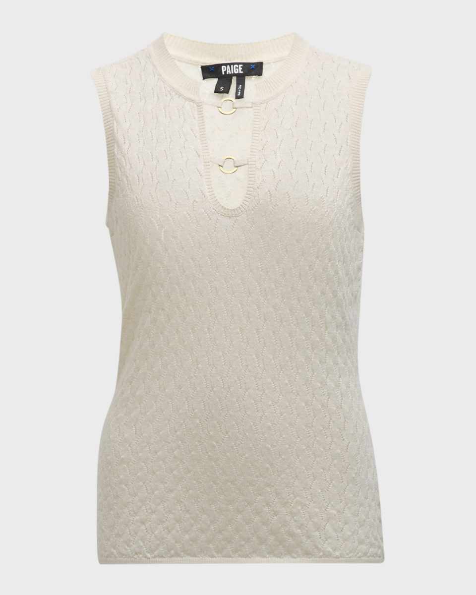 Galaxie Cut-Out Sweater Tank Top