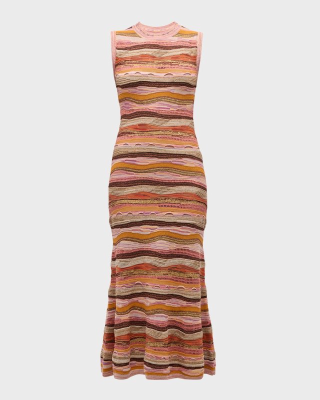 Fauna Sleeveless Knit Midi Dress