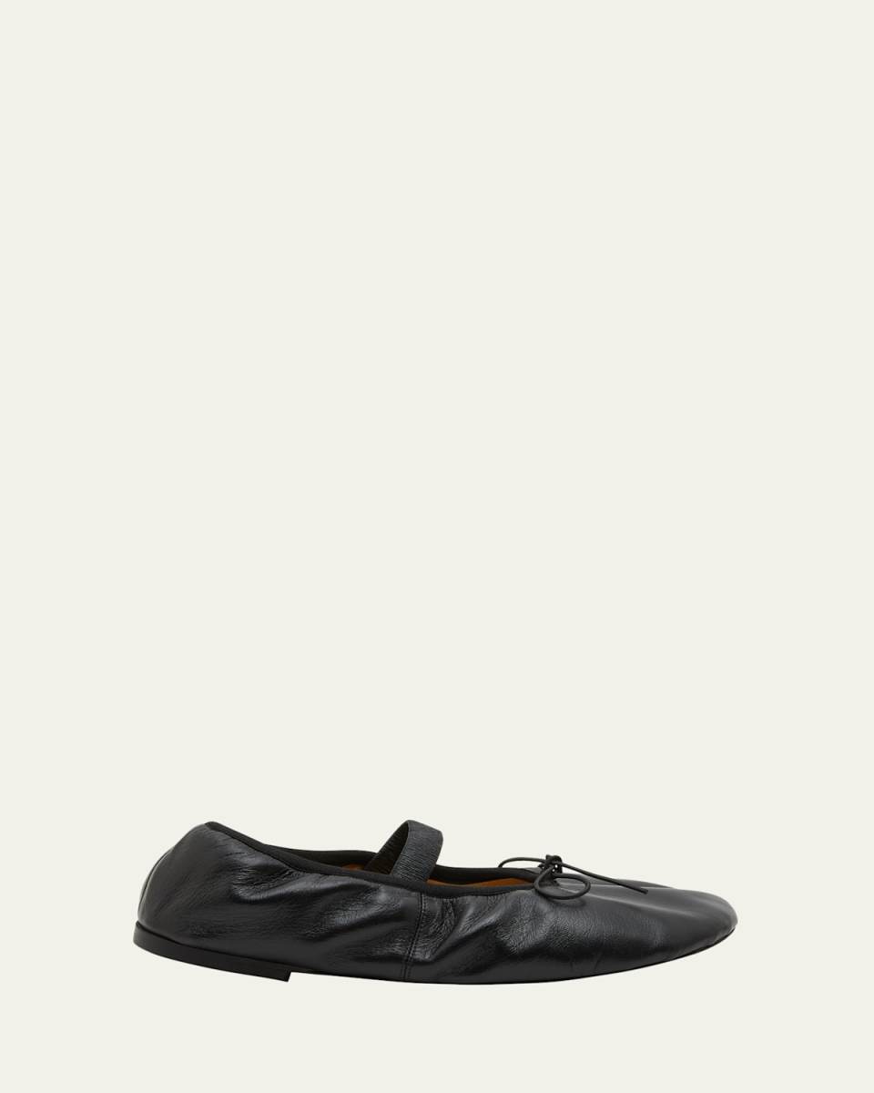 Glove Leather Mary Jane Ballerina Flats