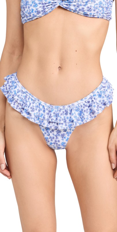 Lioness Daydream Bikini Bottoms Ditsy Blue Floral