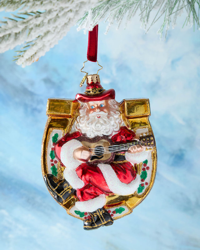 Santas Lucky Tune Christmas Ornament