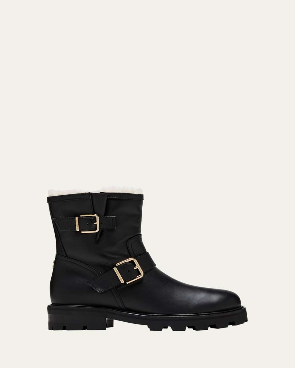 Youth II Shearling Biker Booties
