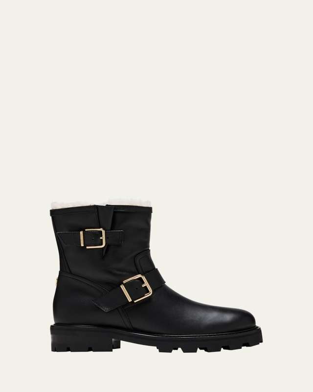 Youth II Shearling Biker Booties