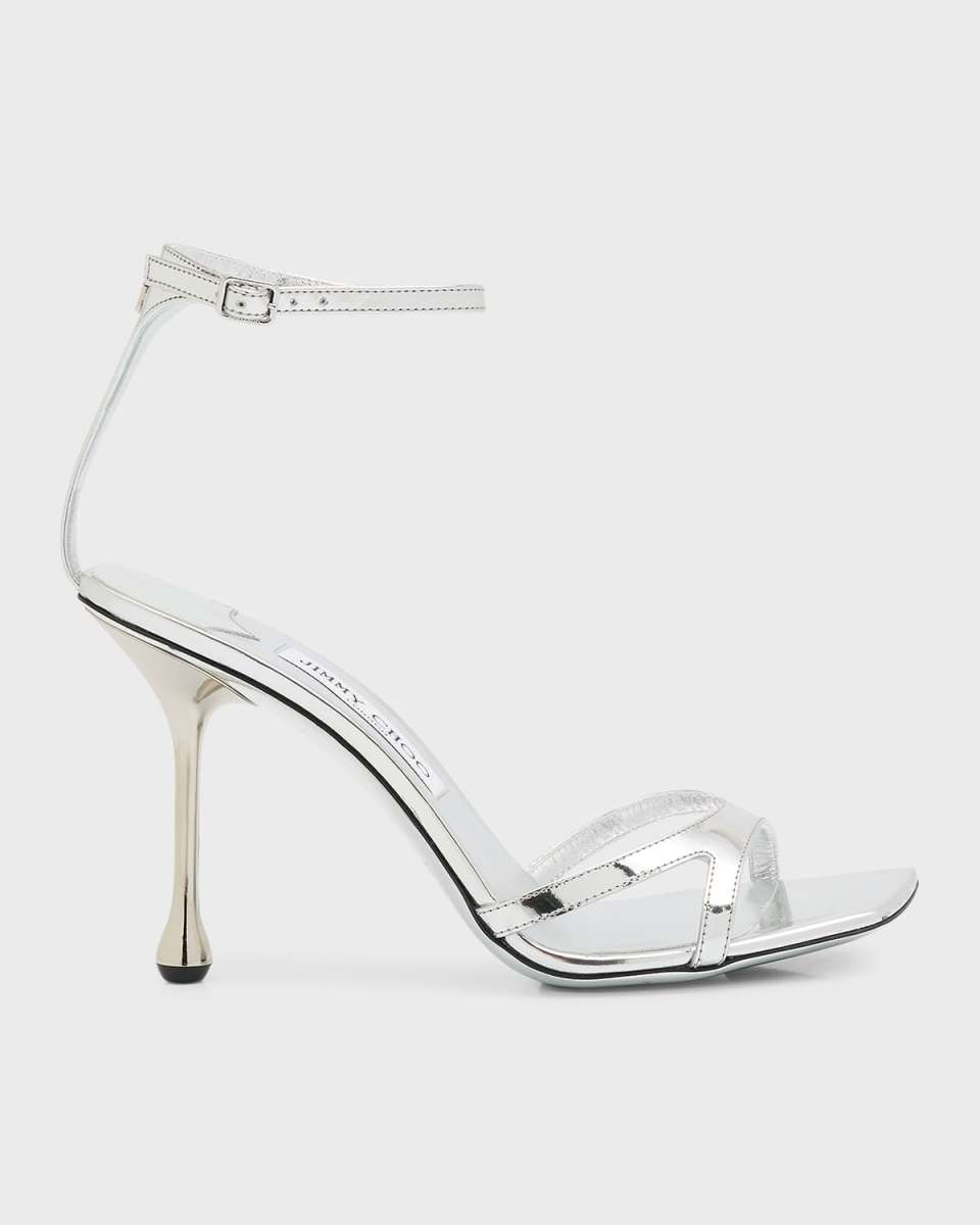 Ixia Metallic Ankle-Strap Sandals
