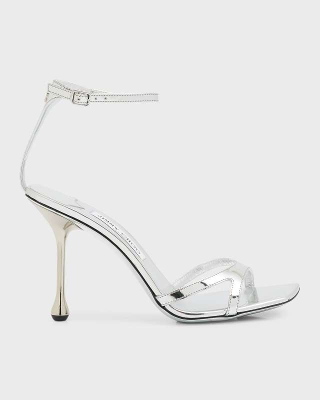 Ixia Metallic Ankle-Strap Sandals