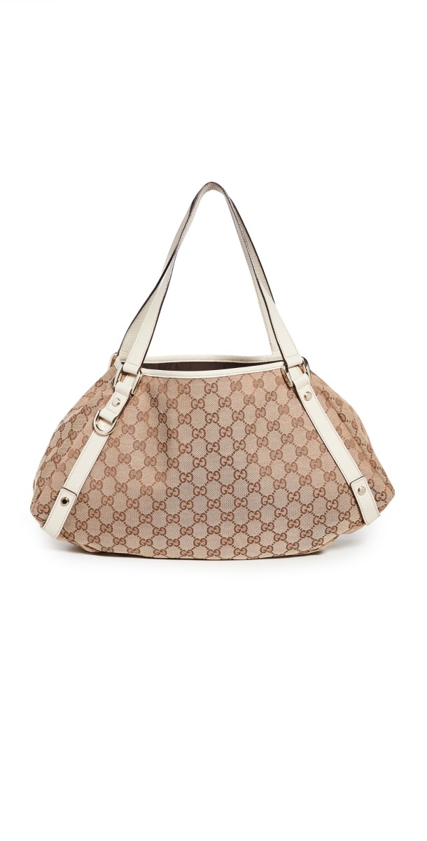 Shopbop Archive Gucci Abbey Tote Medium, Gg Canvas Brow