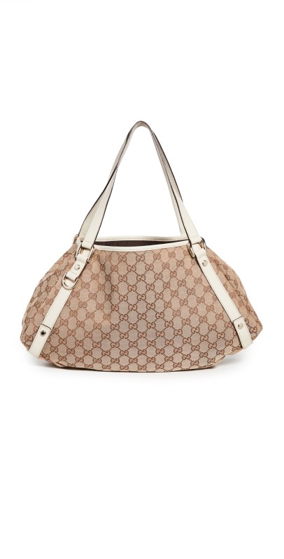 Shopbop Archive Gucci Abbey Tote Medium, Gg Canvas Brow