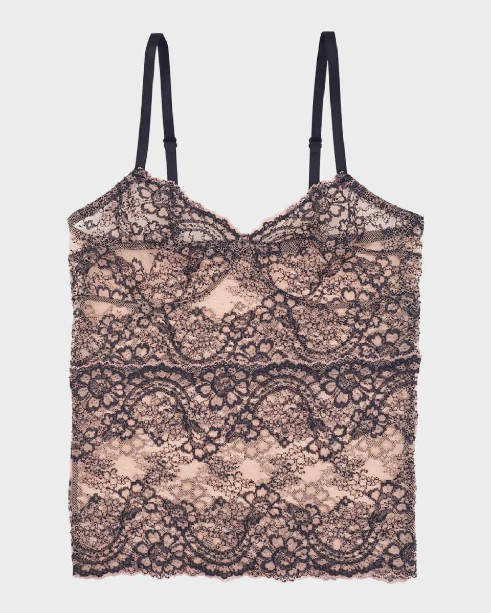Farah Sheer Floral Lace Ca