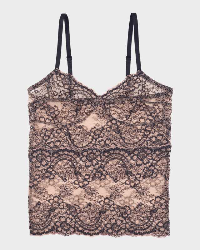 Farah Sheer Floral Lace Ca
