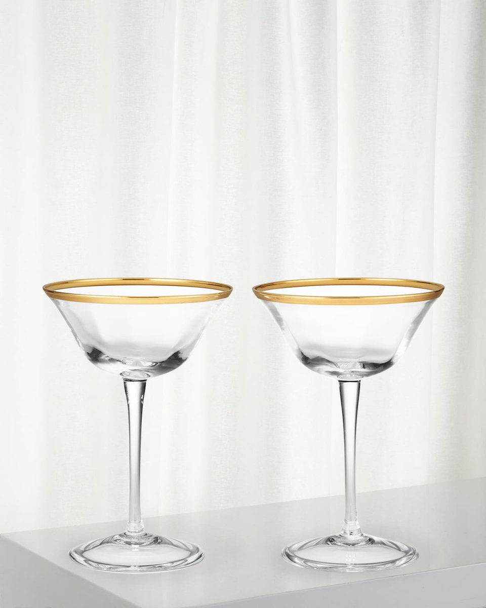 Sophia Clear Coupe Glasses