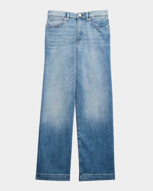 Girl's Lily Wide Leg Jeans, Size 7-