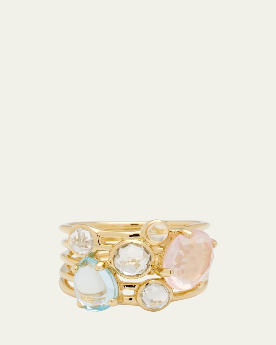 18K Rock Candy Gelato 6-Stone Cluster Ring in Sorbet, Size
