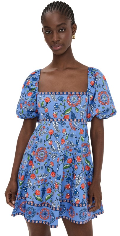 Hill House Home Mini Matilda Dress Swedish Floral/Blue Multi