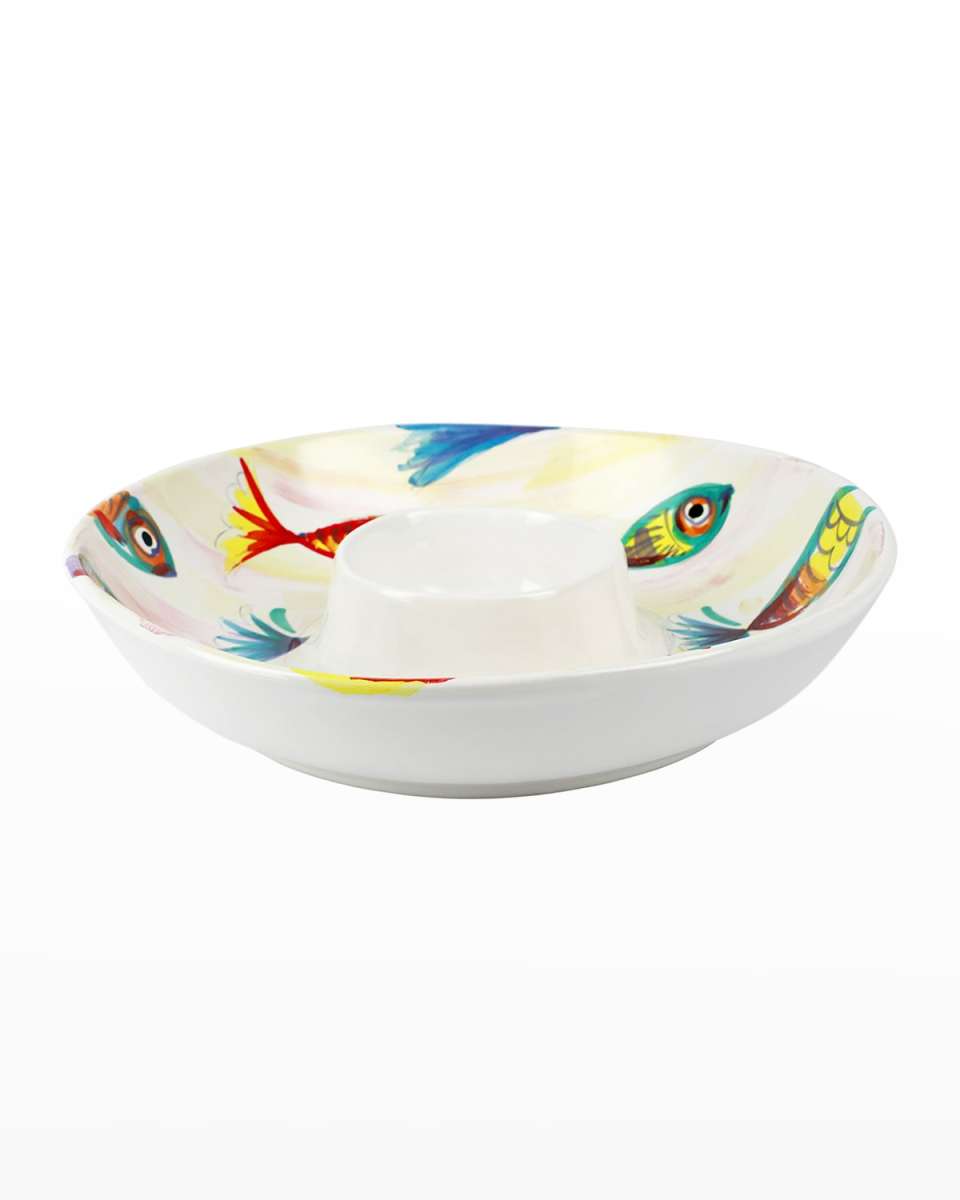 Pesci Colorati Chip & Dip Server