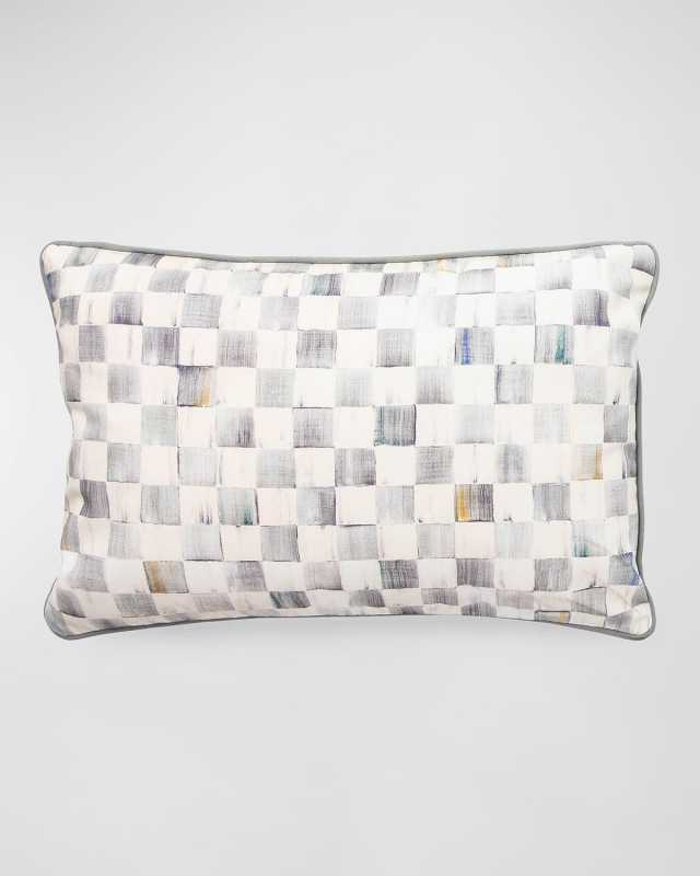 Sterling Check Lumbar Pillow