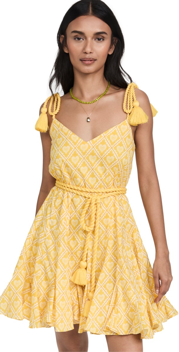 RHODE Casey Dress Love Lockdown Yellow