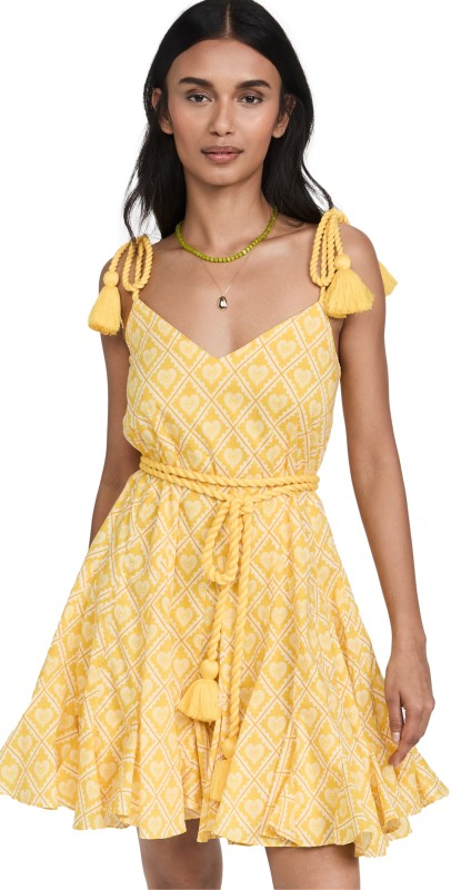 RHODE Casey Dress Love Lockdown Yellow