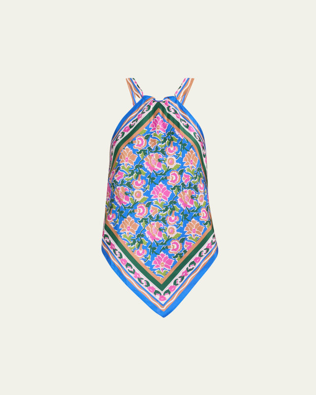 Raphael Floral Scarf Top