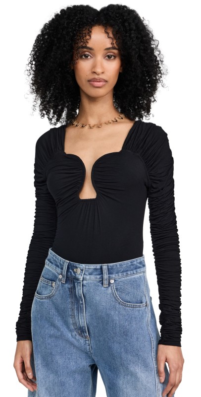 Cult Gaia Esma Bodysuit Black