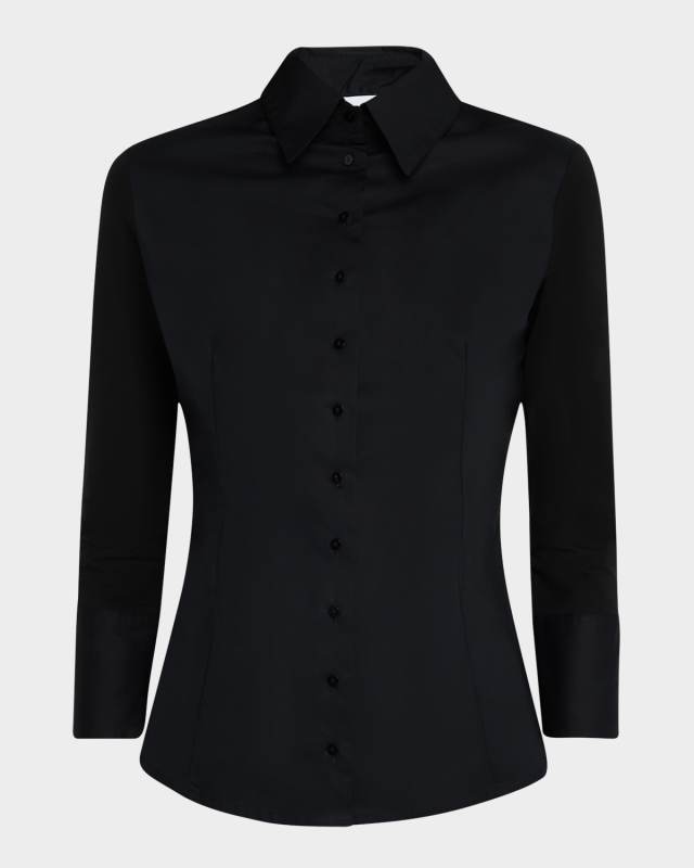 Connie Button-Down Cotton Shirt