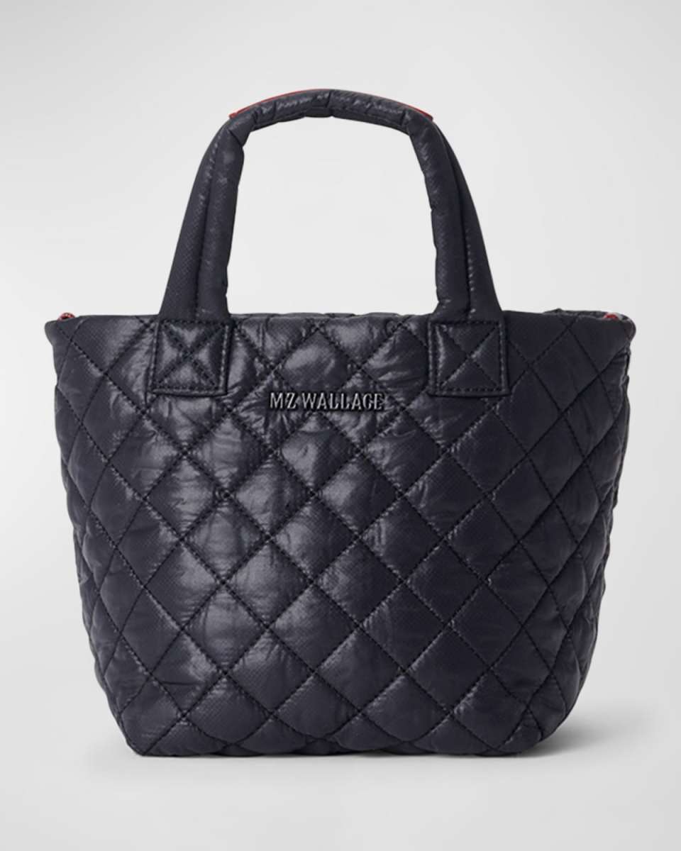 Metro Deluxe Micro Quilted Crossbody Tote Bag