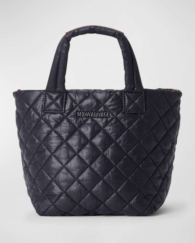 Metro Deluxe Micro Quilted Crossbody Tote Bag
