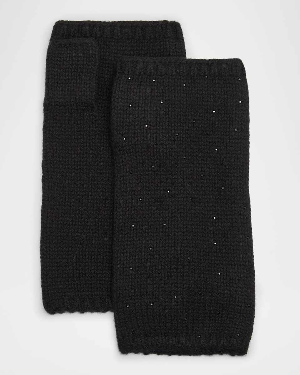 Cashmere Short Fingerless Gloves