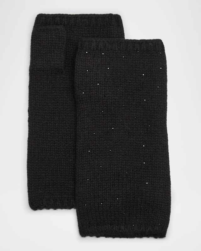 Cashmere Short Fingerless Gloves