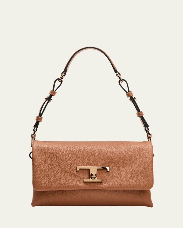 Mini Flap Calfskin Leather Shoulder Bag