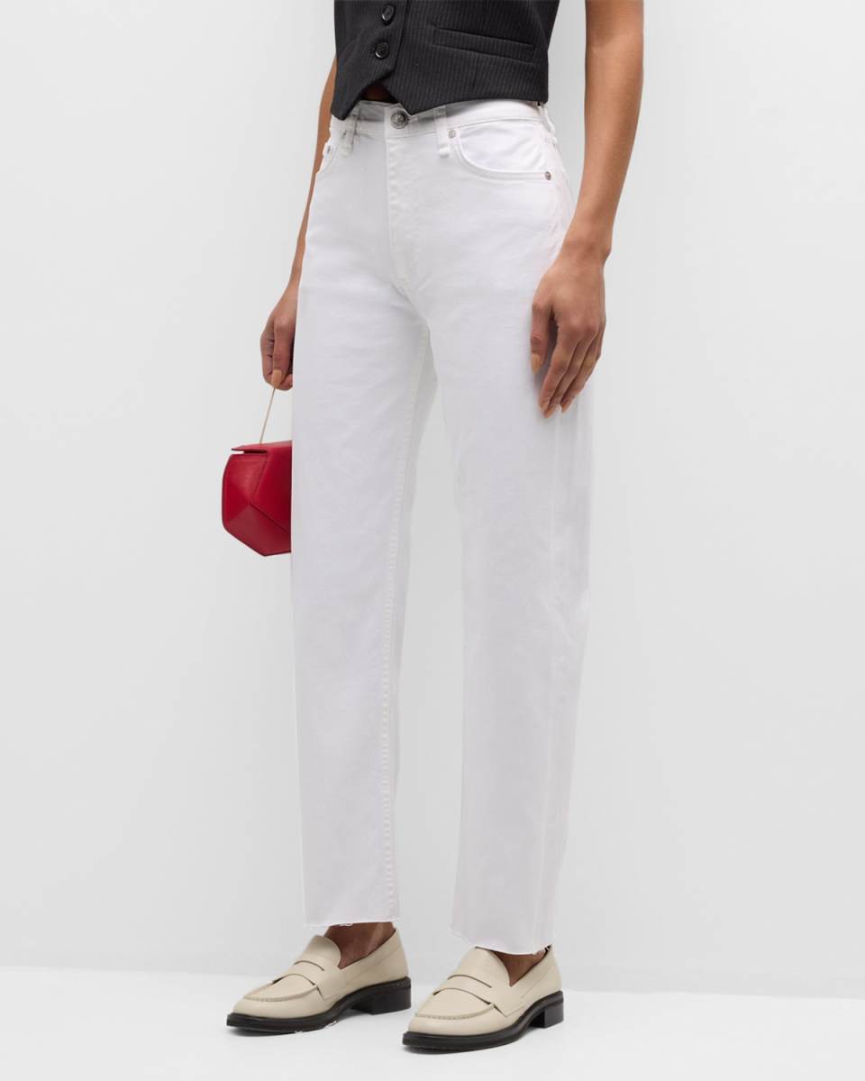 Harlow Mid-Rise Straight Jeans