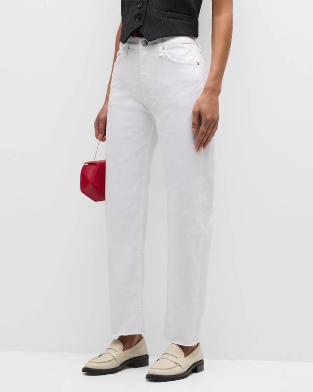 Harlow Mid-Rise Straight Jeans