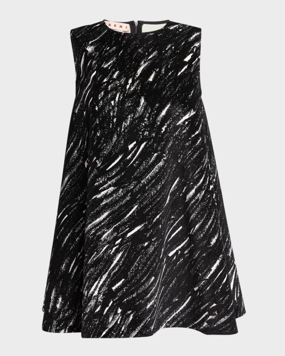 Abstract Mini Dress