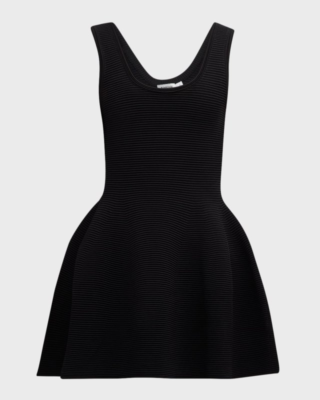 Larina Scoop-Neck Sleeveless Fit & Flare Mini Dress