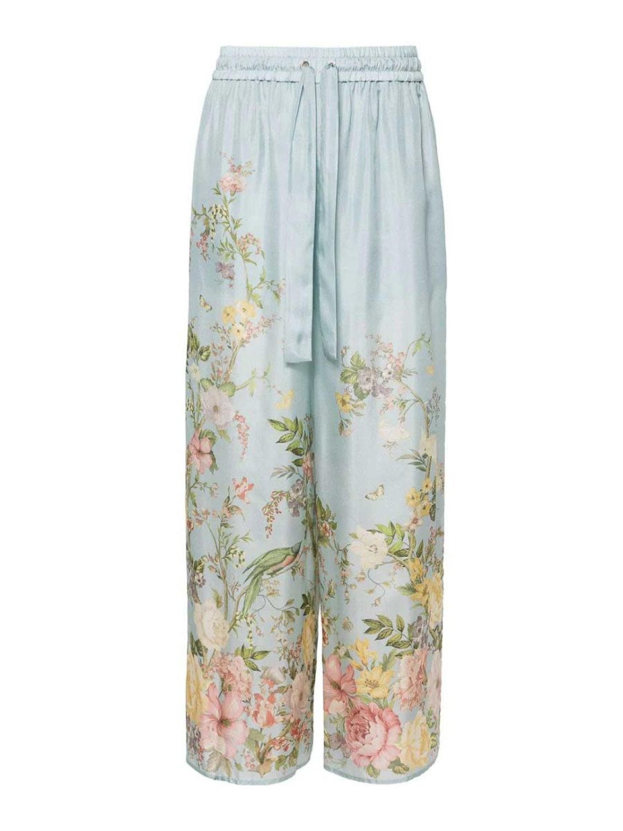 Zimmermann Pantalons Décontractés - Bleu