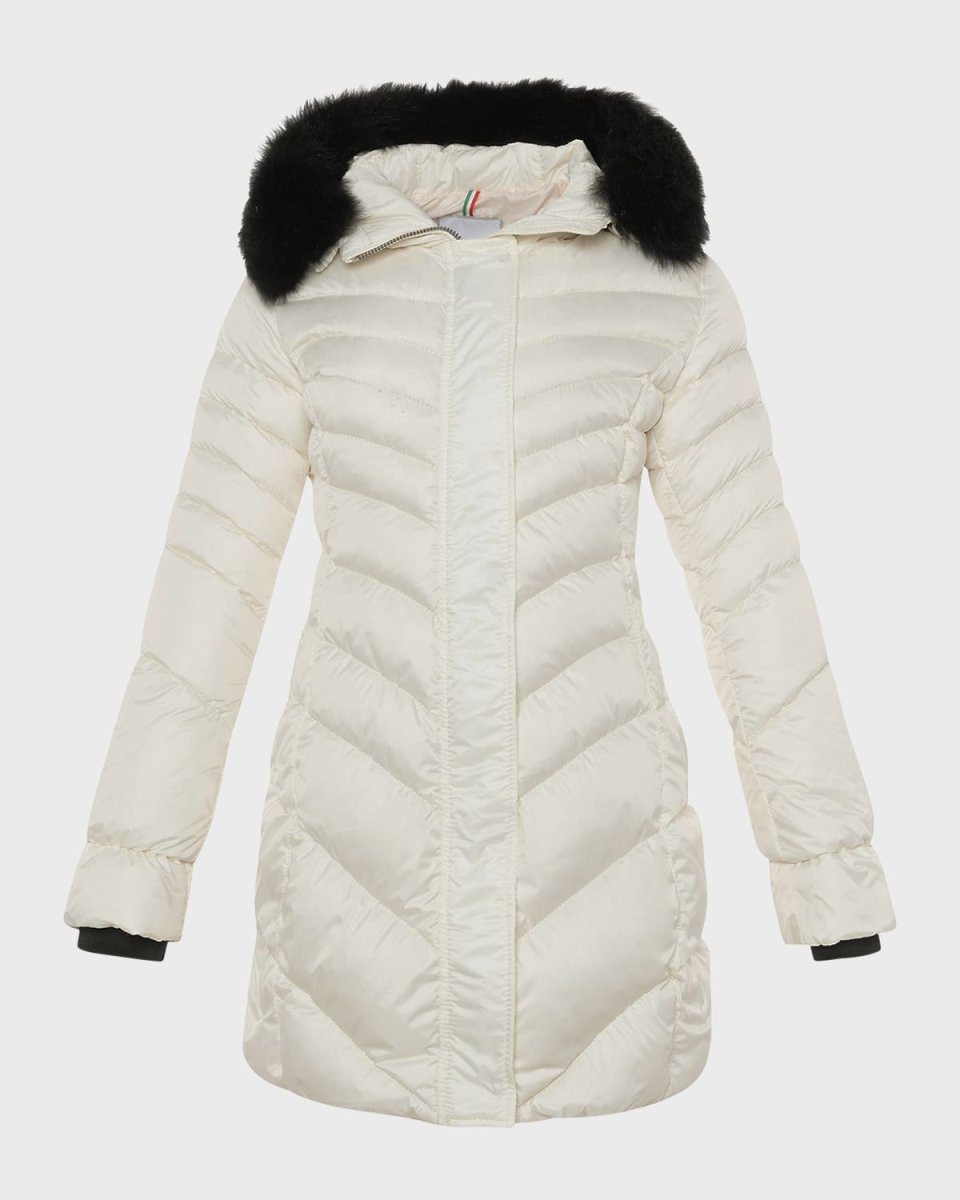 Apres-Ski Jacket With Detachable Toscana Lamb Shearling Hood Tri