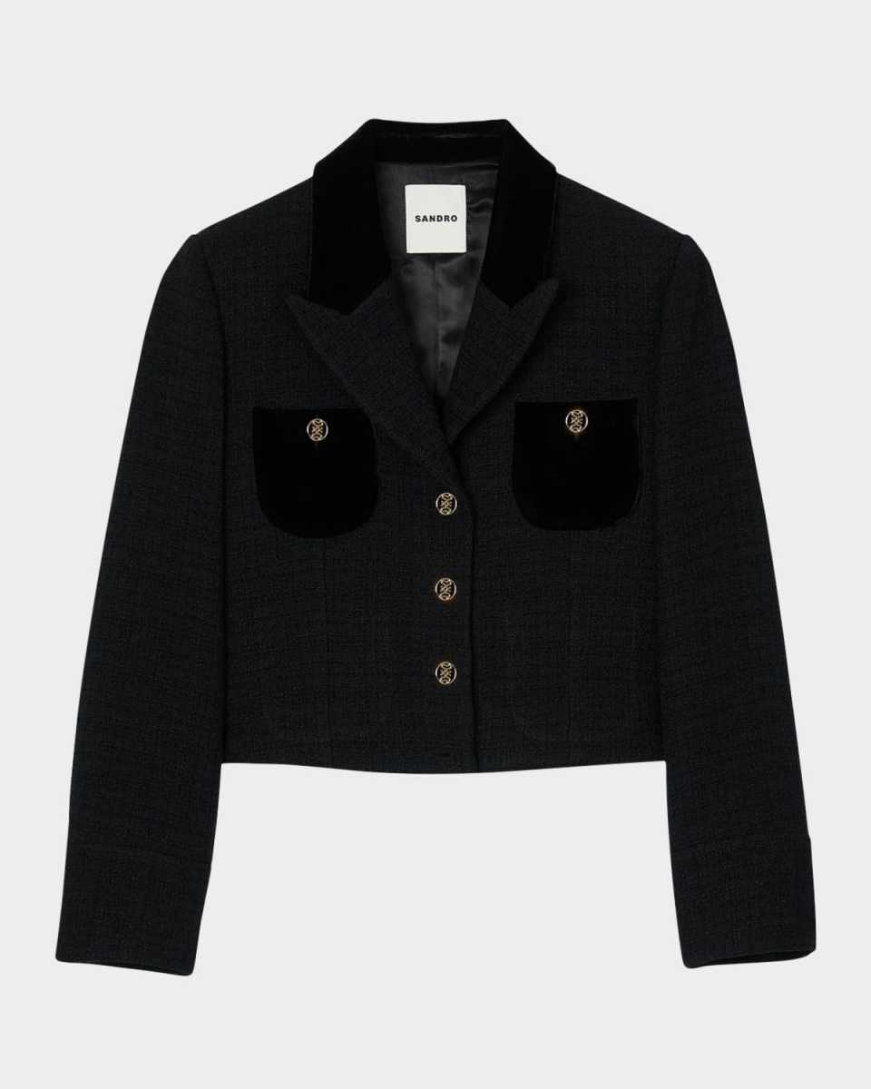 Vic Velvet and Tweed Blazer