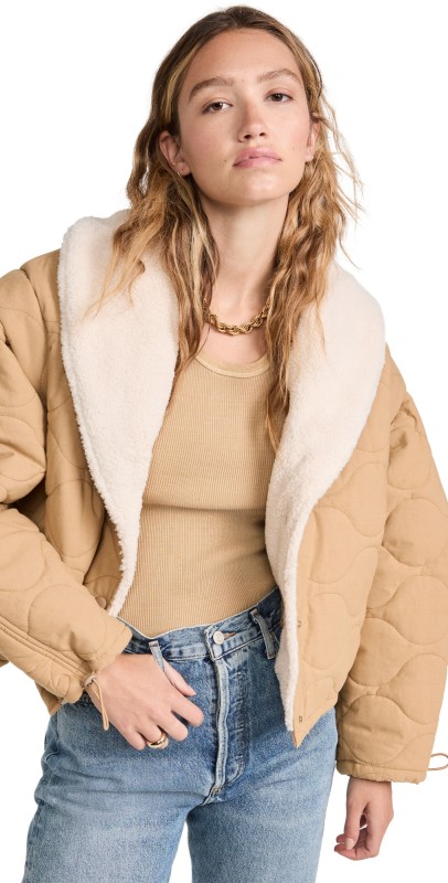 ASTR the Label Nadine Jacket Khaki