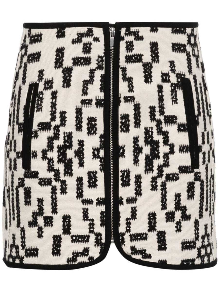 Arona zip-up skirt