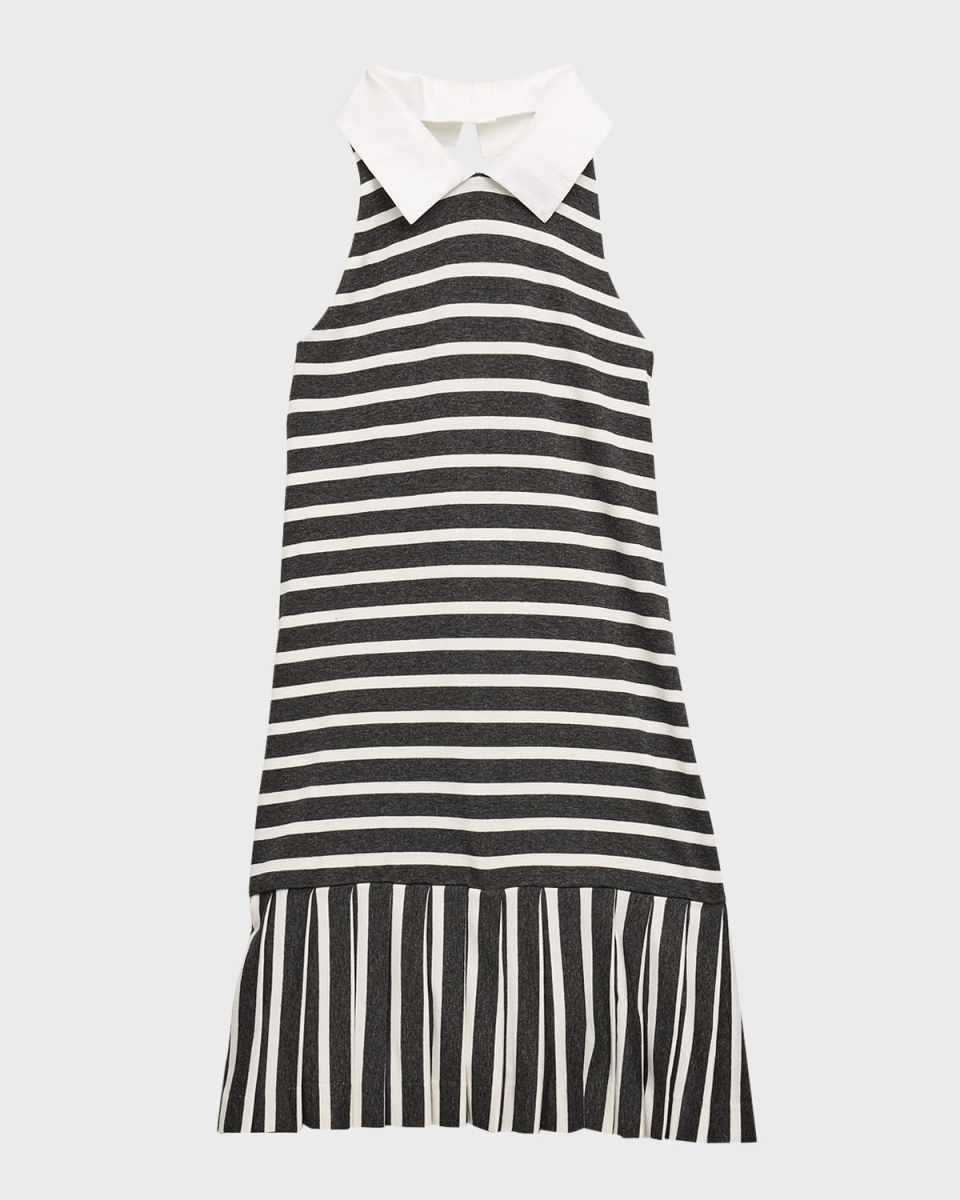 Girl's Striped Halter Dress, Size 4-6