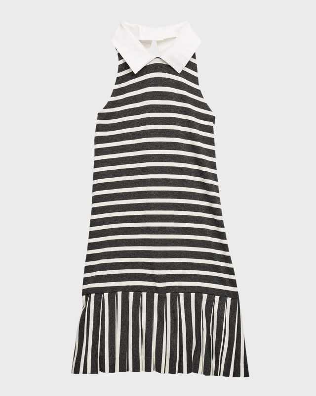 Girl's Striped Halter Dress, Size 4-6