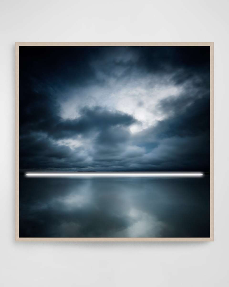 "Electrified Horizon and Cloud" Framed Giclee by Elinoz Sabus