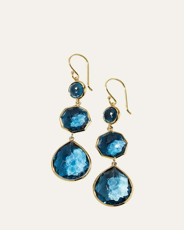 Small Crazy 8's Earrings in 18K Gold